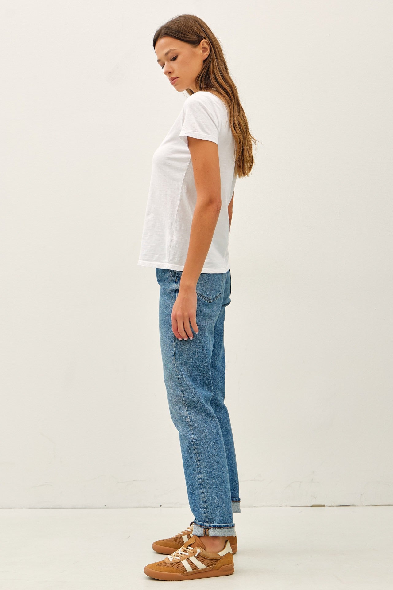 Dyed Cotton Slub Tee