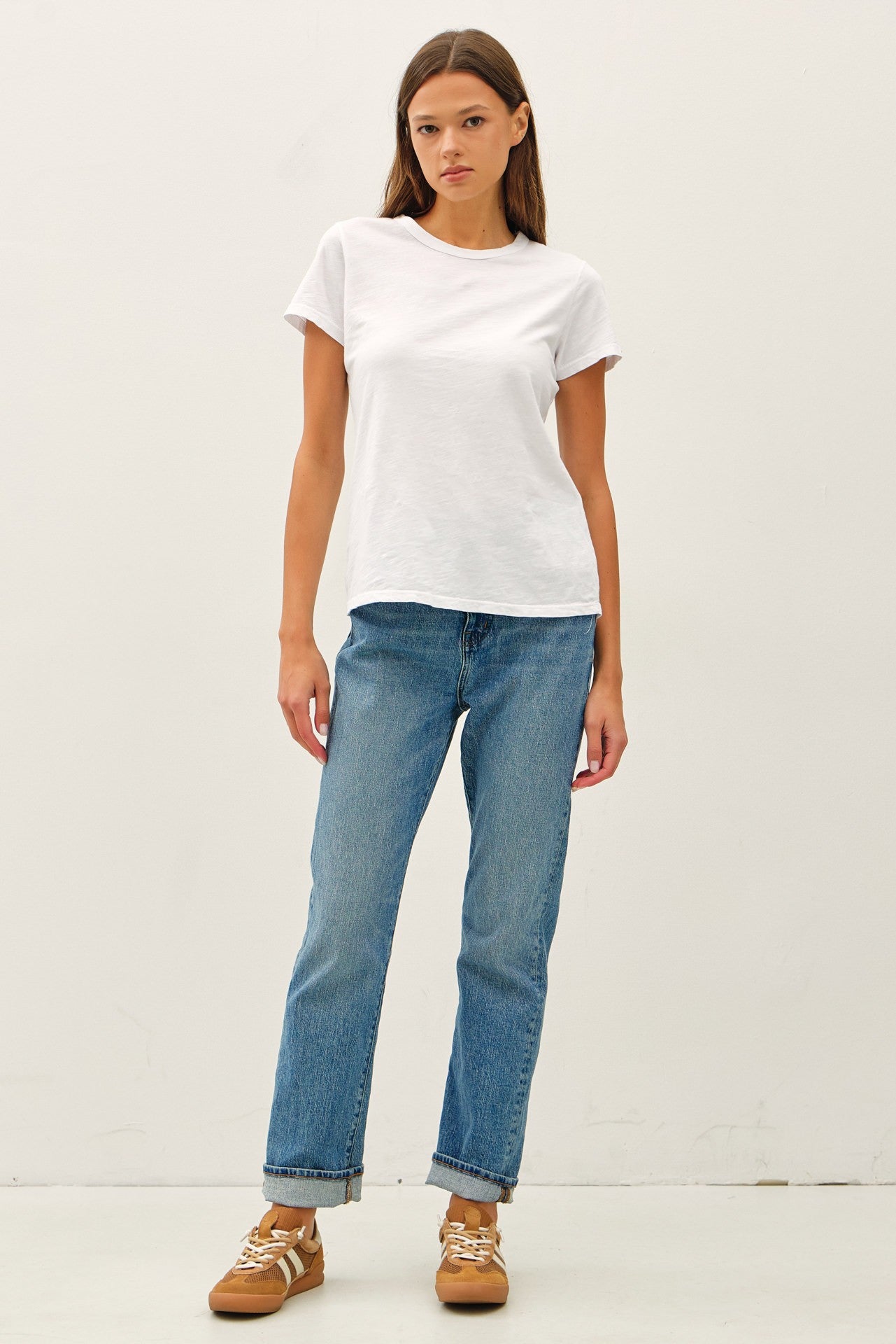 Dyed Cotton Slub Tee